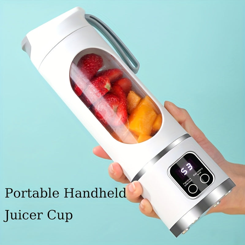 portable juicer led display usb rechargeable handheld juice
