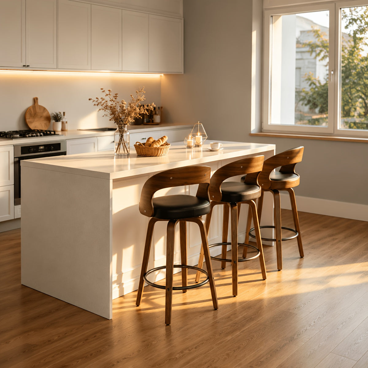 modern 26 counter height bar stools set 2 ergonomic