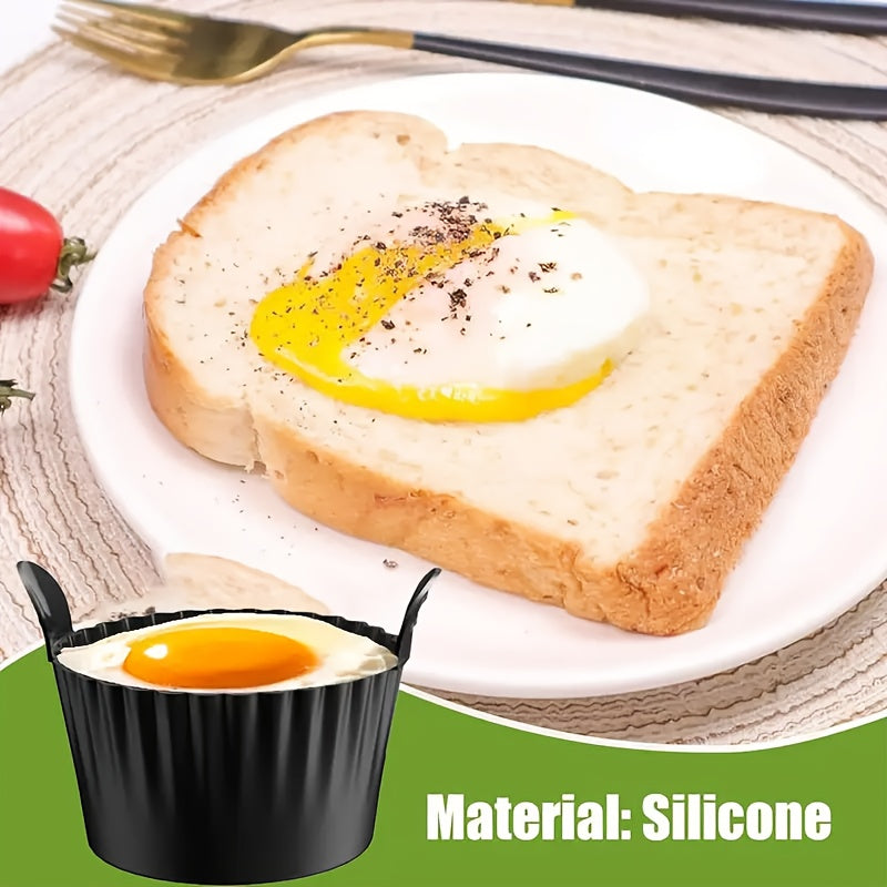 3pcs air fryer baking ramekins   grade silicone