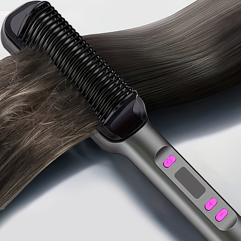 electric straightening brush a versatile heated comb