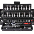 46pcs household car repair tool set ratchet torque wrench