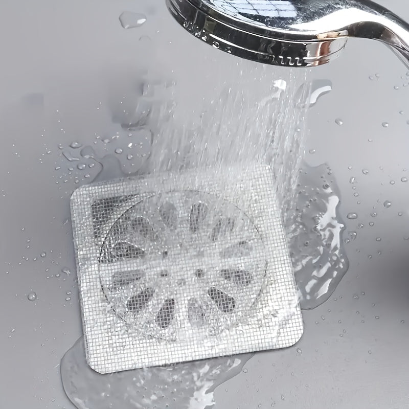 18 pack bathroom hair filter net toilet drain filter kitchen