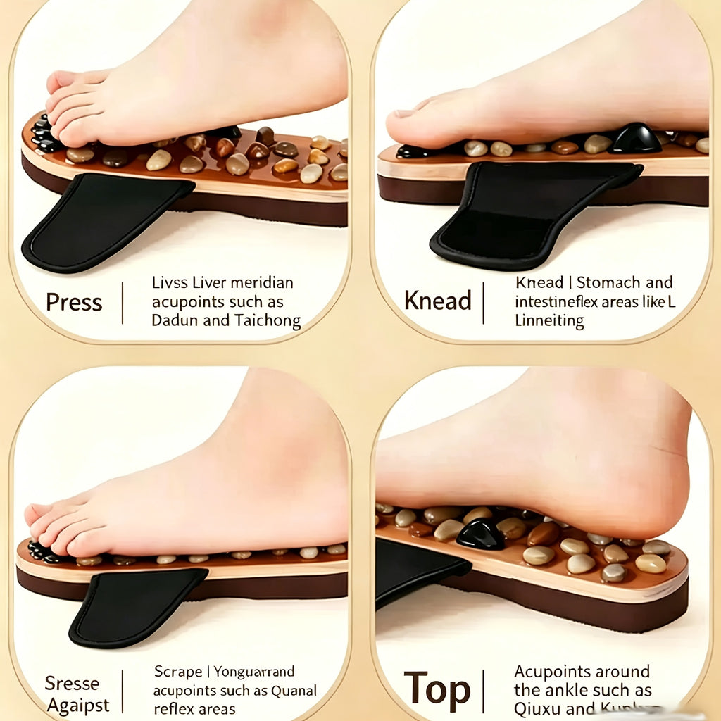 brown natural   massage acupressure
