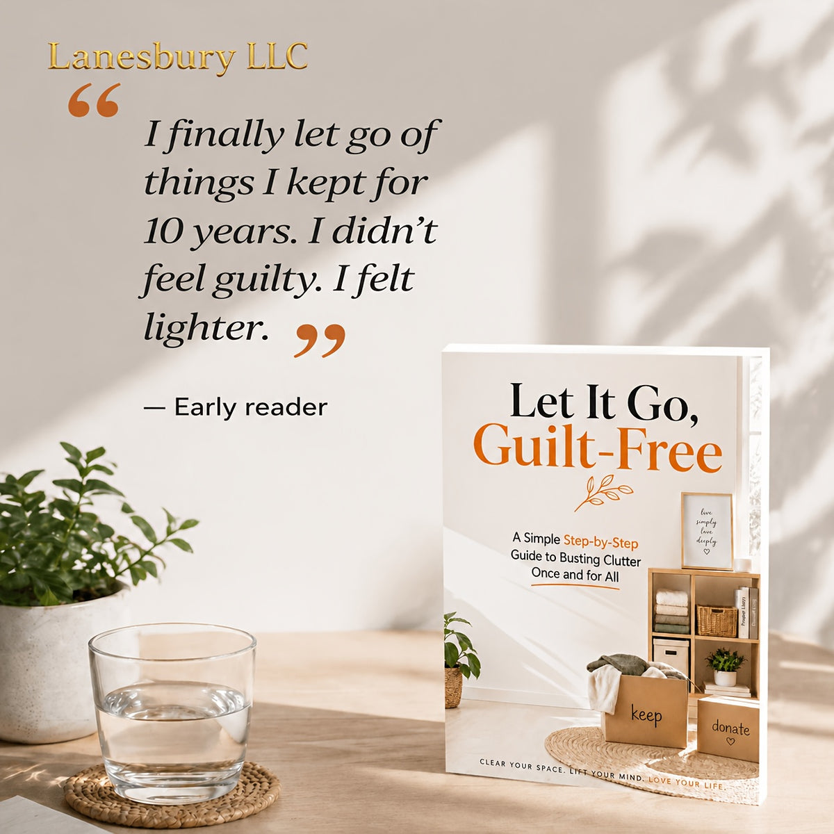 free decluttering book   step home