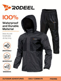 waterproof raincoat set mens windproof jacket pants