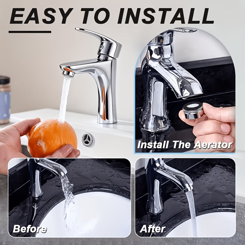 6 pack splash proof faucet aerator sprayers fits m24 thread