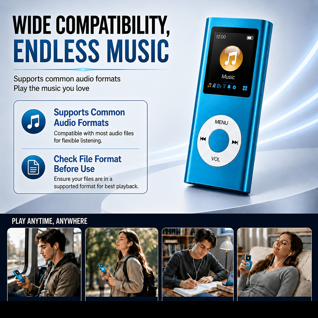 portable mp3 player stylish   a 1 8 inch lcd screen