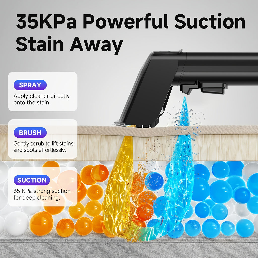 35kpa durable upholstery cleaner machine portable carpet