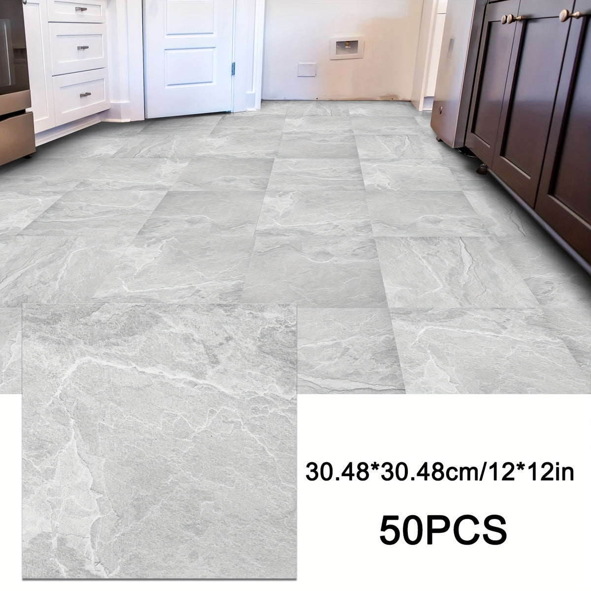 50pcs peel stick floor tiles 12 x 12 floor tiles peel stick
