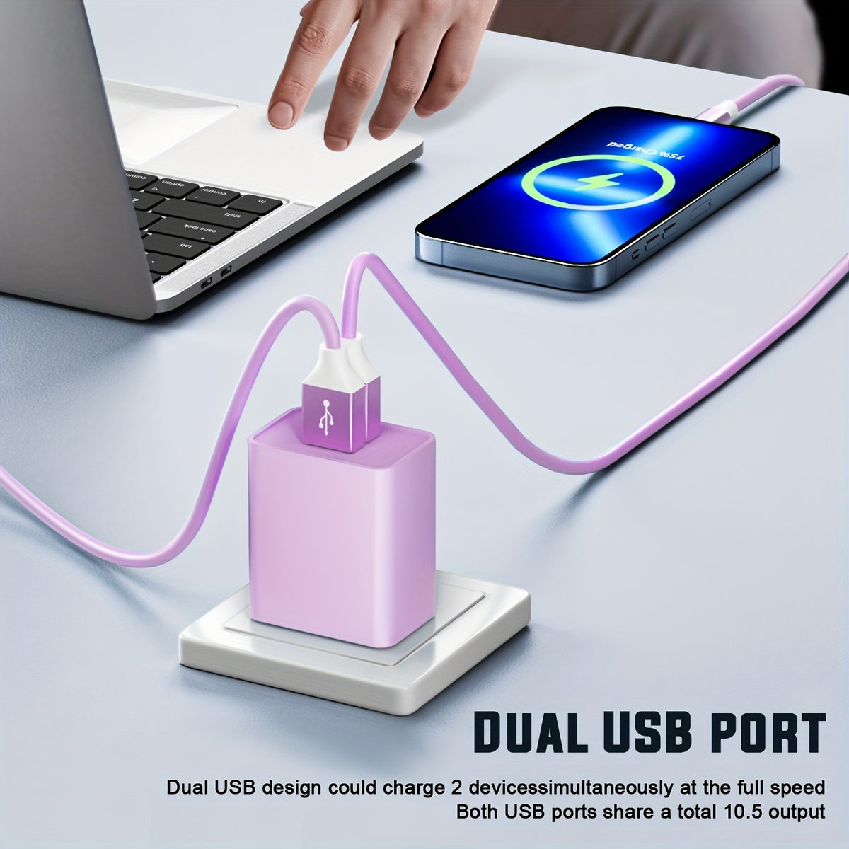 1   3 pack 4 pack 2 1a dual port usb charger block