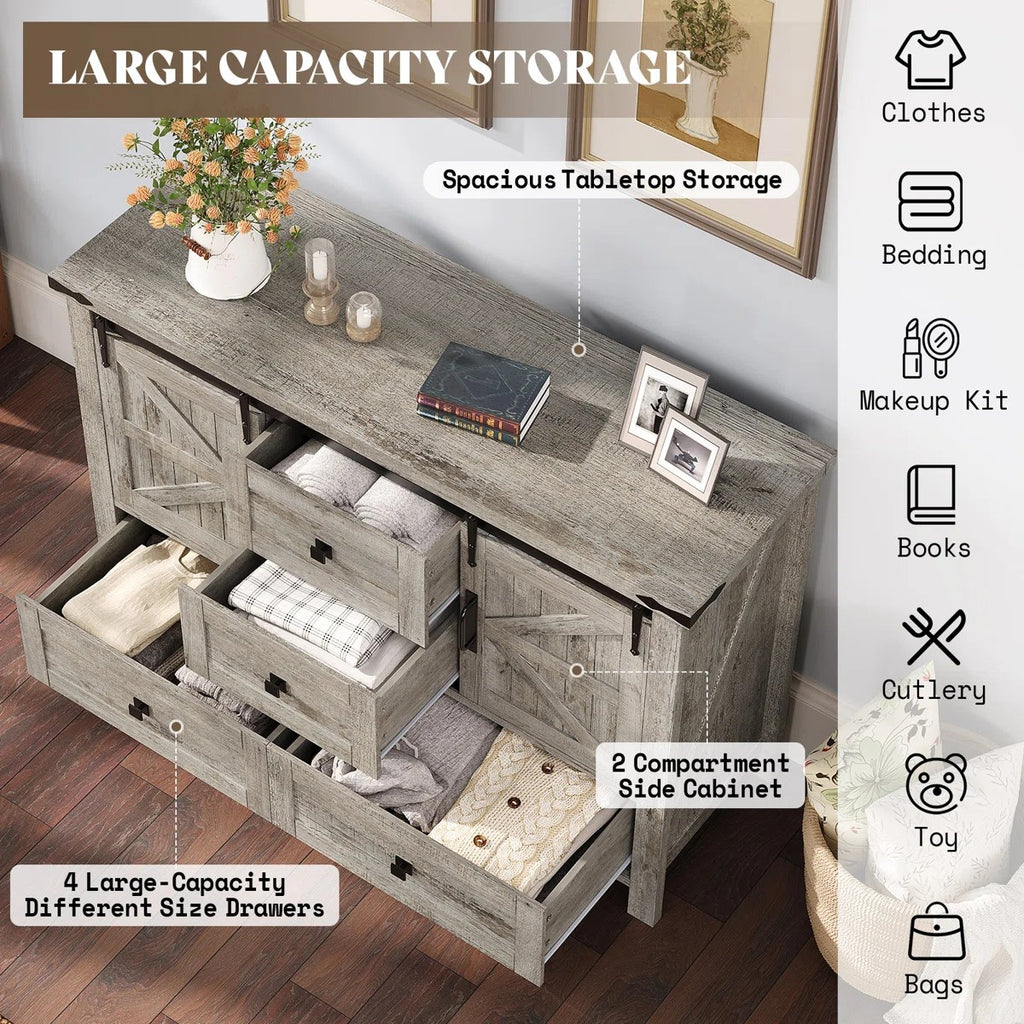 farmhouse bedroom set bed sliding barn doors bookcase