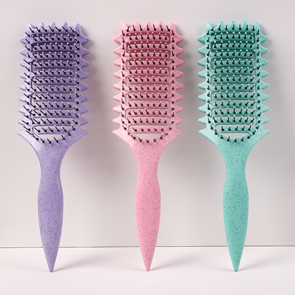 1pc hair brush curly hair brush vented shaping defining