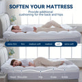 twin mattress topper 500 gsm cotton pillow top quilted