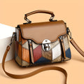 weidola wo retro rhombus geometric handbag adjustable