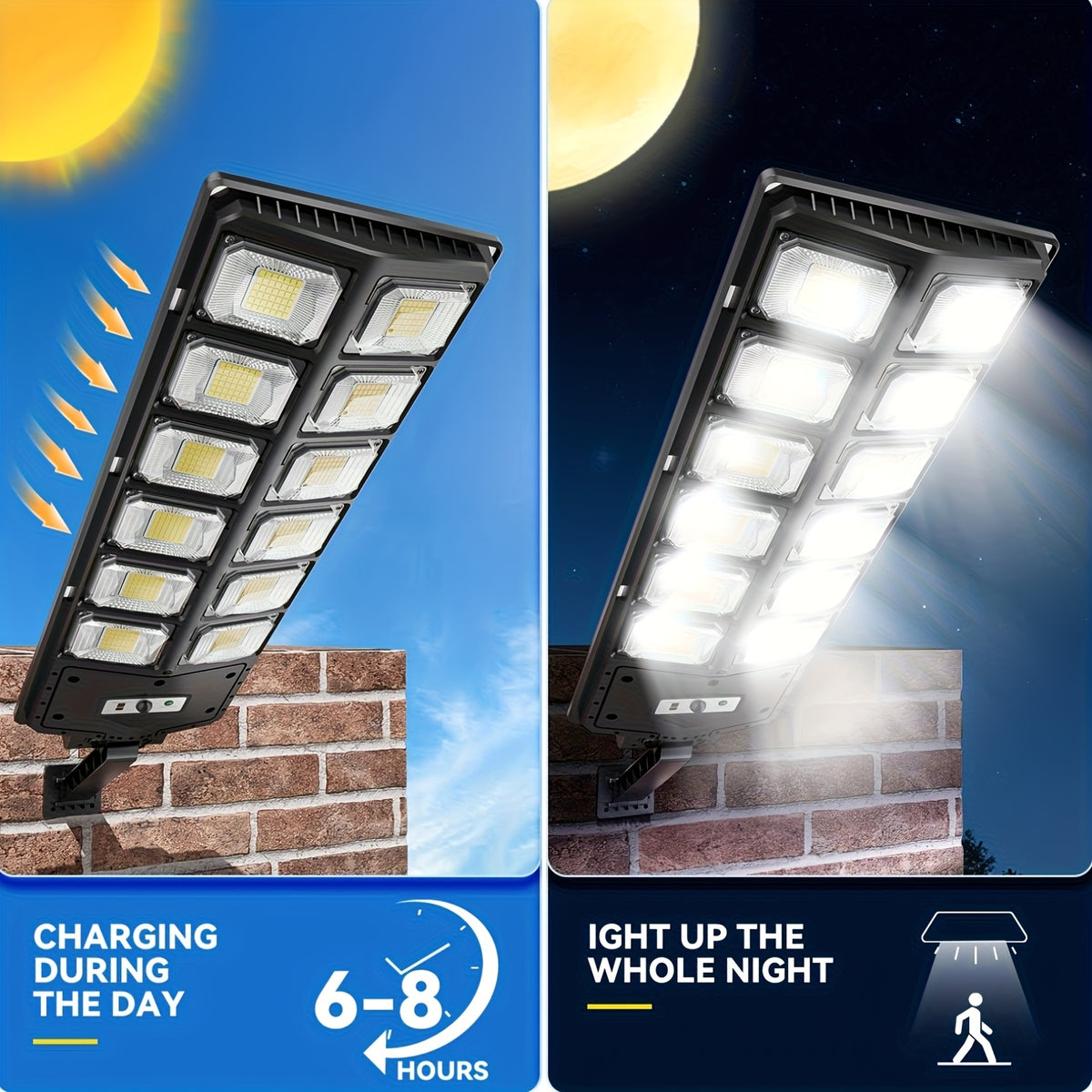 solar street lights outdoor waterproof ip44 solar street