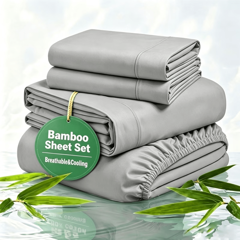 4pcs bamboo fiber sheet set 2200