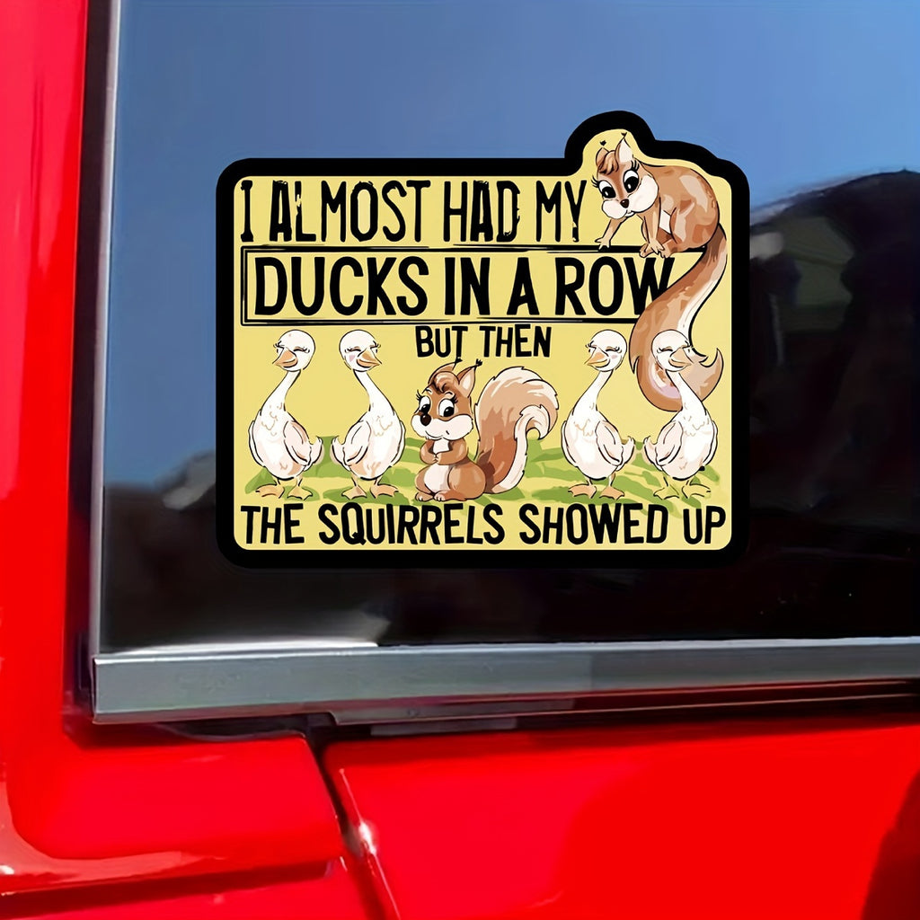 squirrel stickers suitable cars laptops