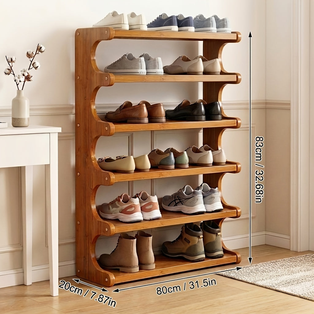 bamboo shoe rack space saving   shoe rack