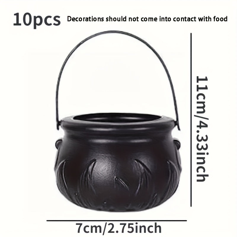 10pcs halloween   fire bowl set decorations not come
