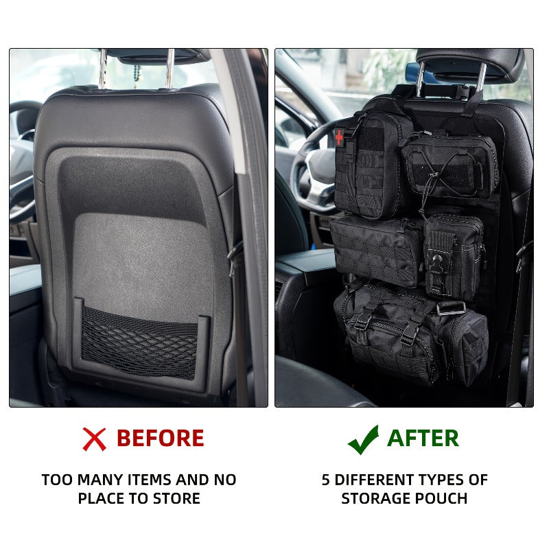 6pcs car seat backrest storage bag   car panel