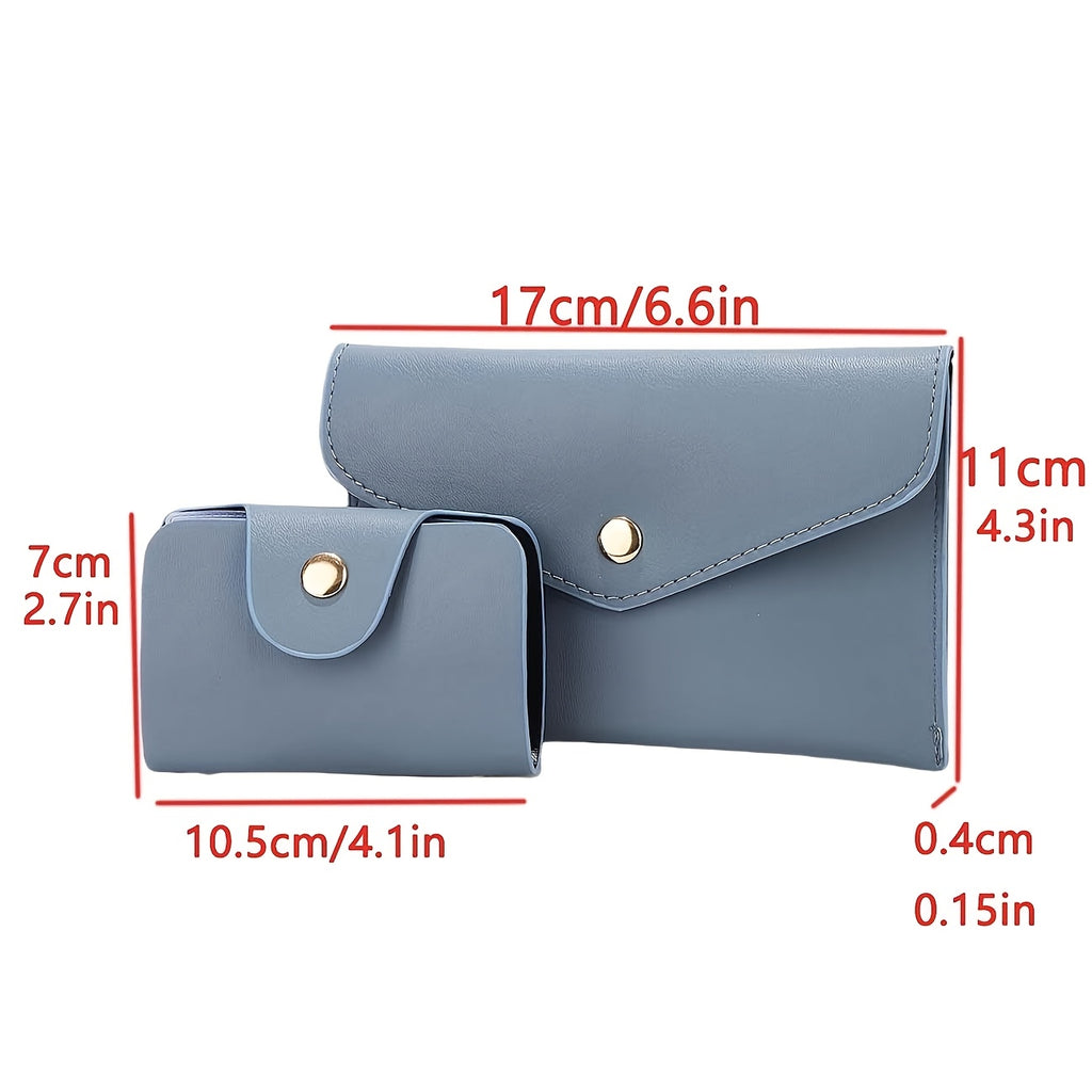 3pcs womens handbag set swan decor top handle tote bag card