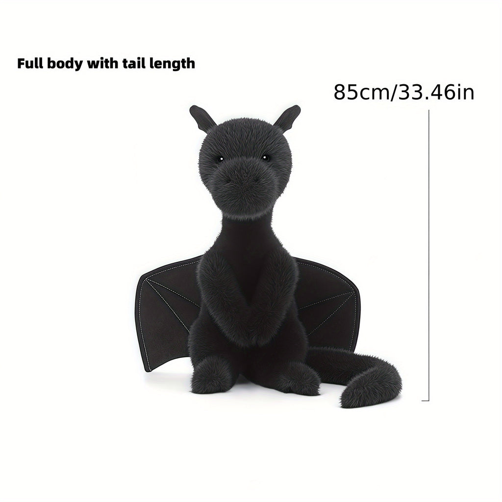 85cm 33 46 inches giant plush filling black dragon plush