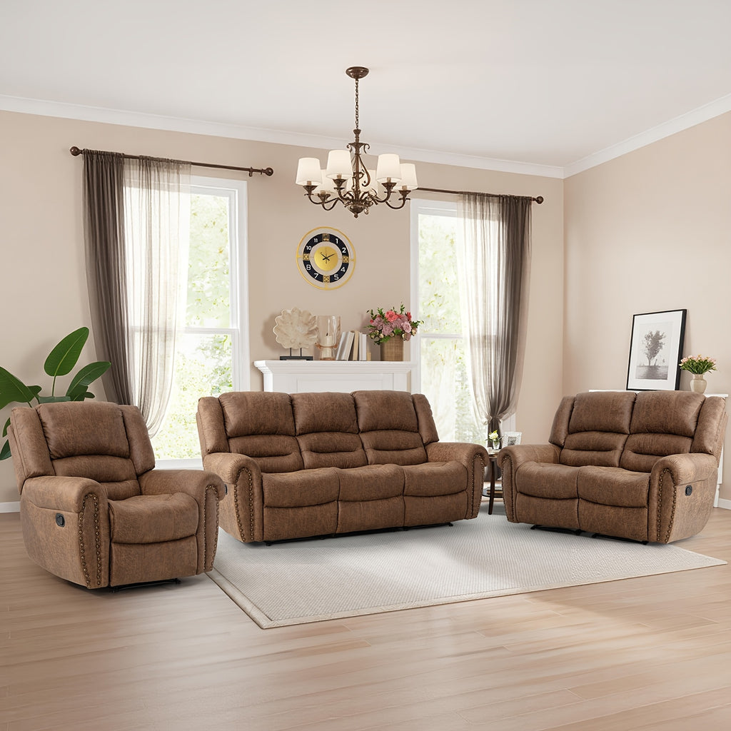 faux leather recliner living room set 1 seater 2 seater 3
