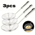 3pcs   strainer set strainer spoon stainless steel wire