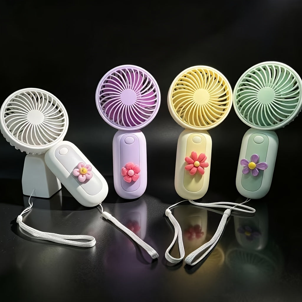 handheld fan suitable women girls portable pocket fan