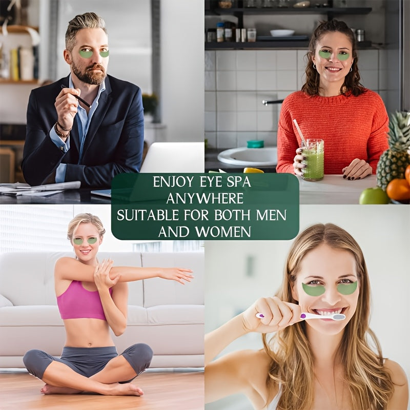 60 sheets instantly tightening green tea eye masks smoothens