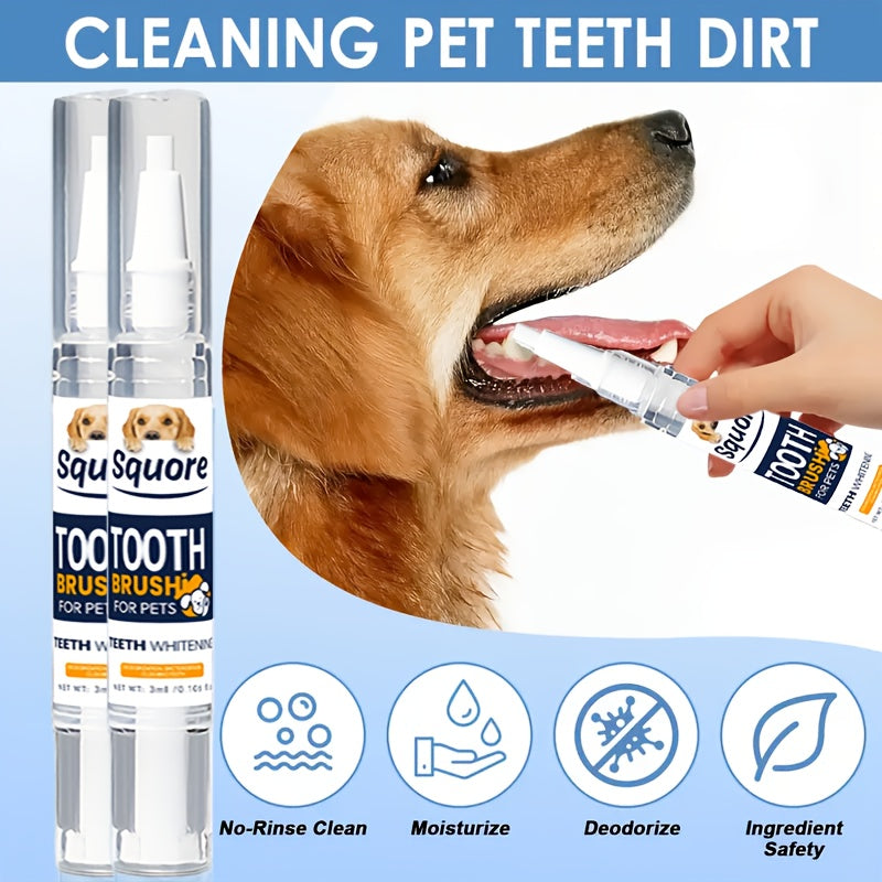 2pcs new formula pet dental cleaning pen effective teeth