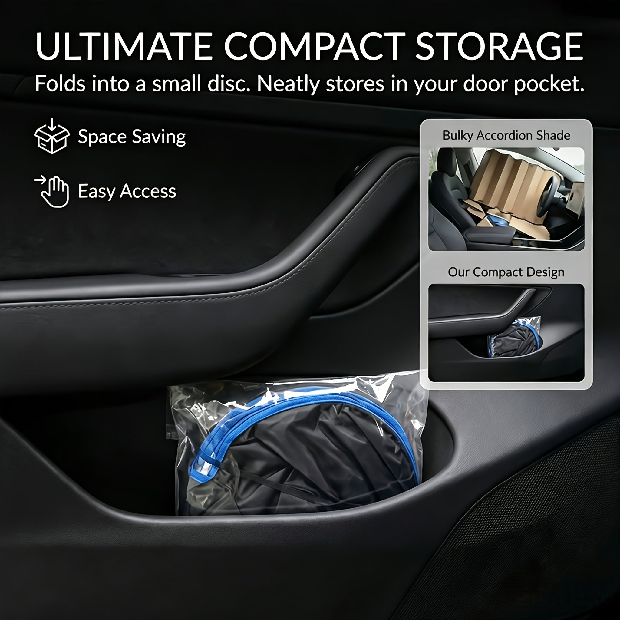 car universal windshield sunshade sunshade storage bag