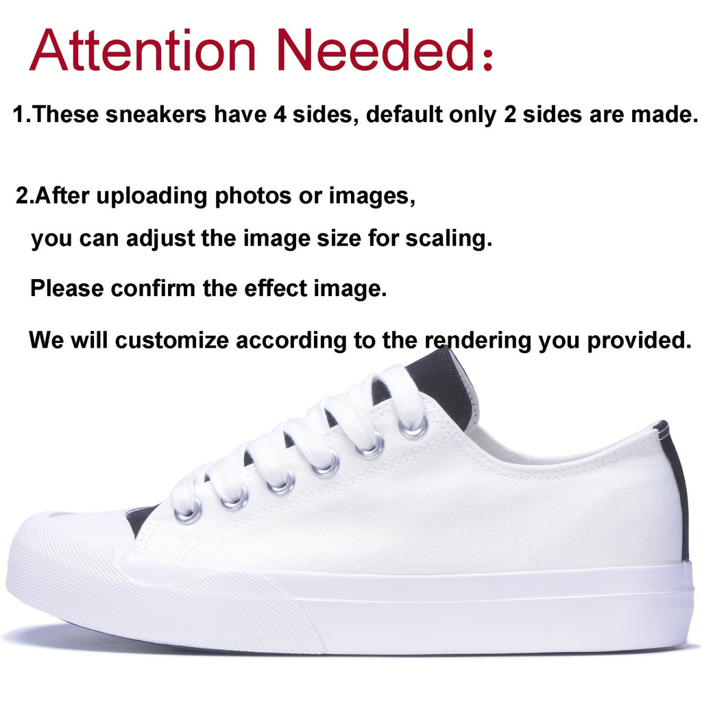 custom photo image white low top white high top black high