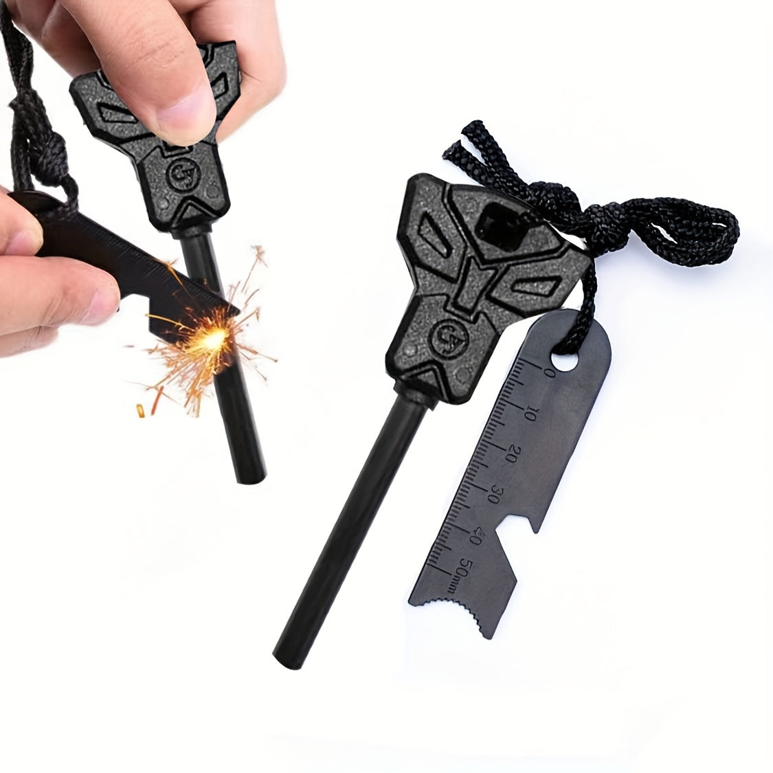 survival portable multifunctional fire starter emergency