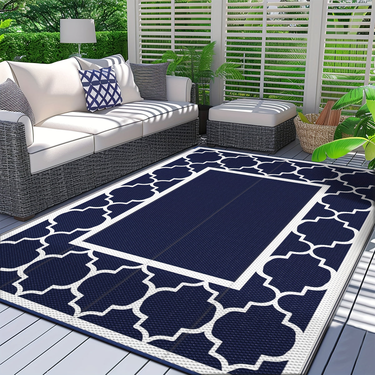 outdoor mat reversible plastic straw camping mat patio deck