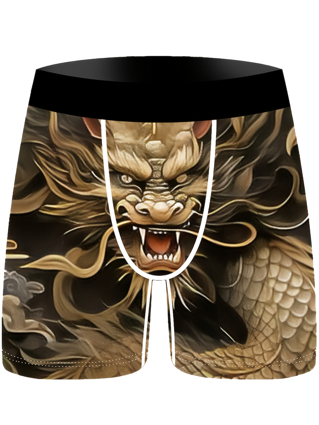 3pcs dragon cartoon   mens underwear knitted