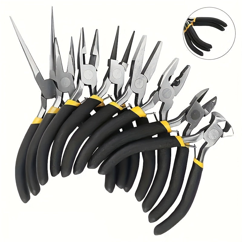 high carbon steel mini hand pliers set sharp wear resistant
