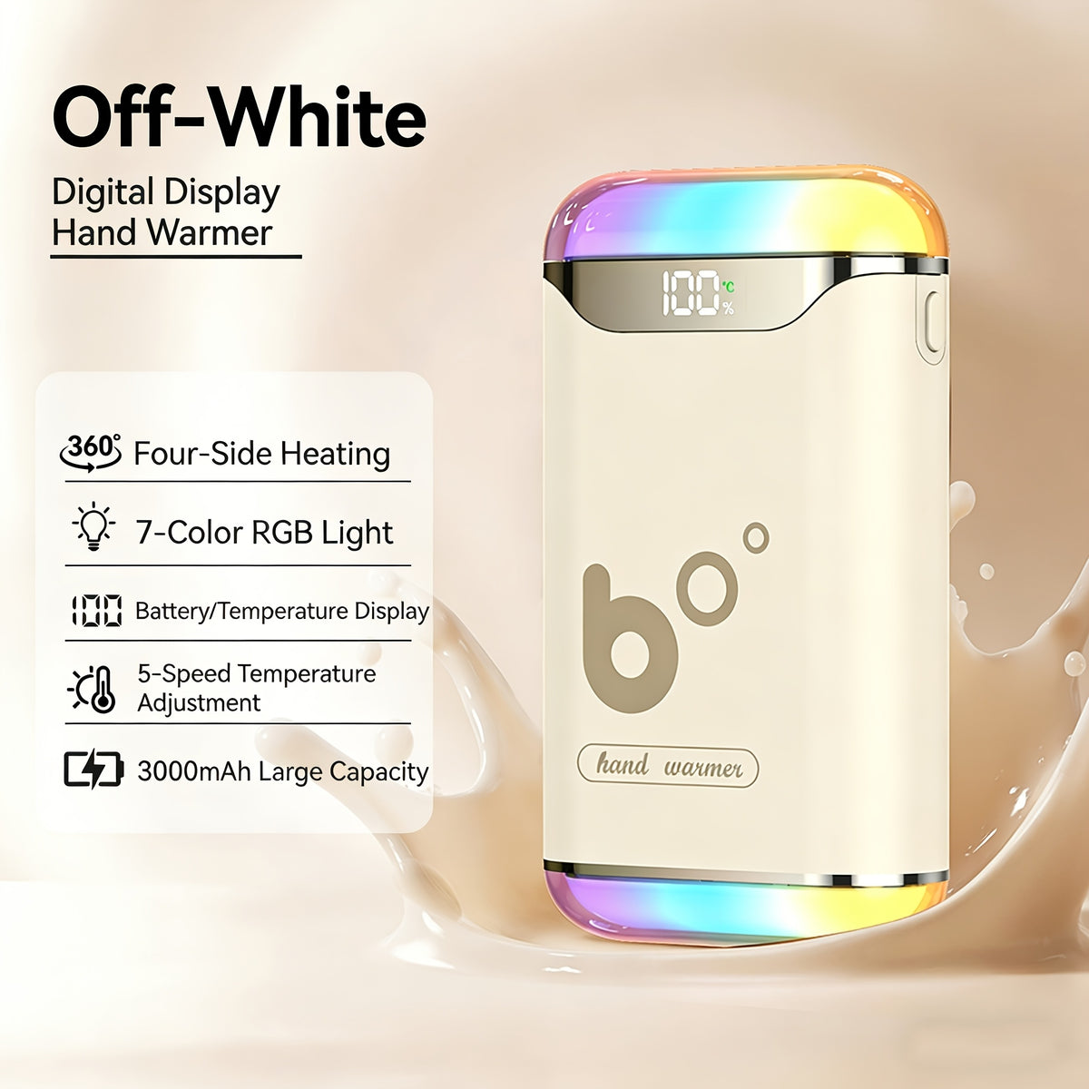 usb mini portable hand warmer heater rechargeable four sided