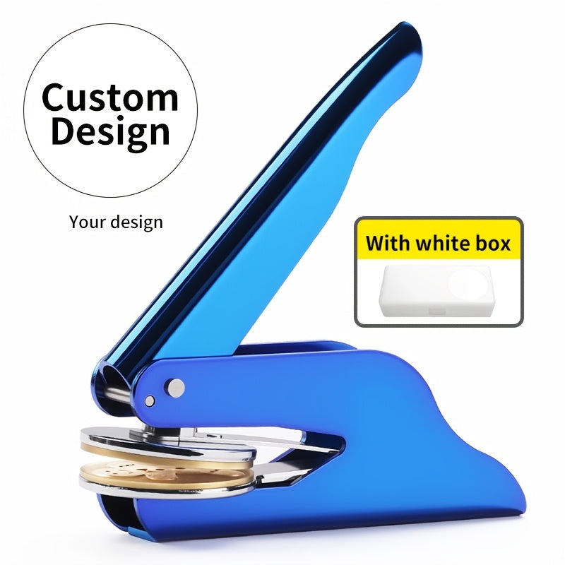 1set personalized metal book embosser stamp custom ex