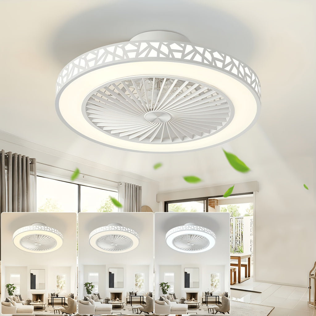 19 modern low profile ceiling fan 6   reversible