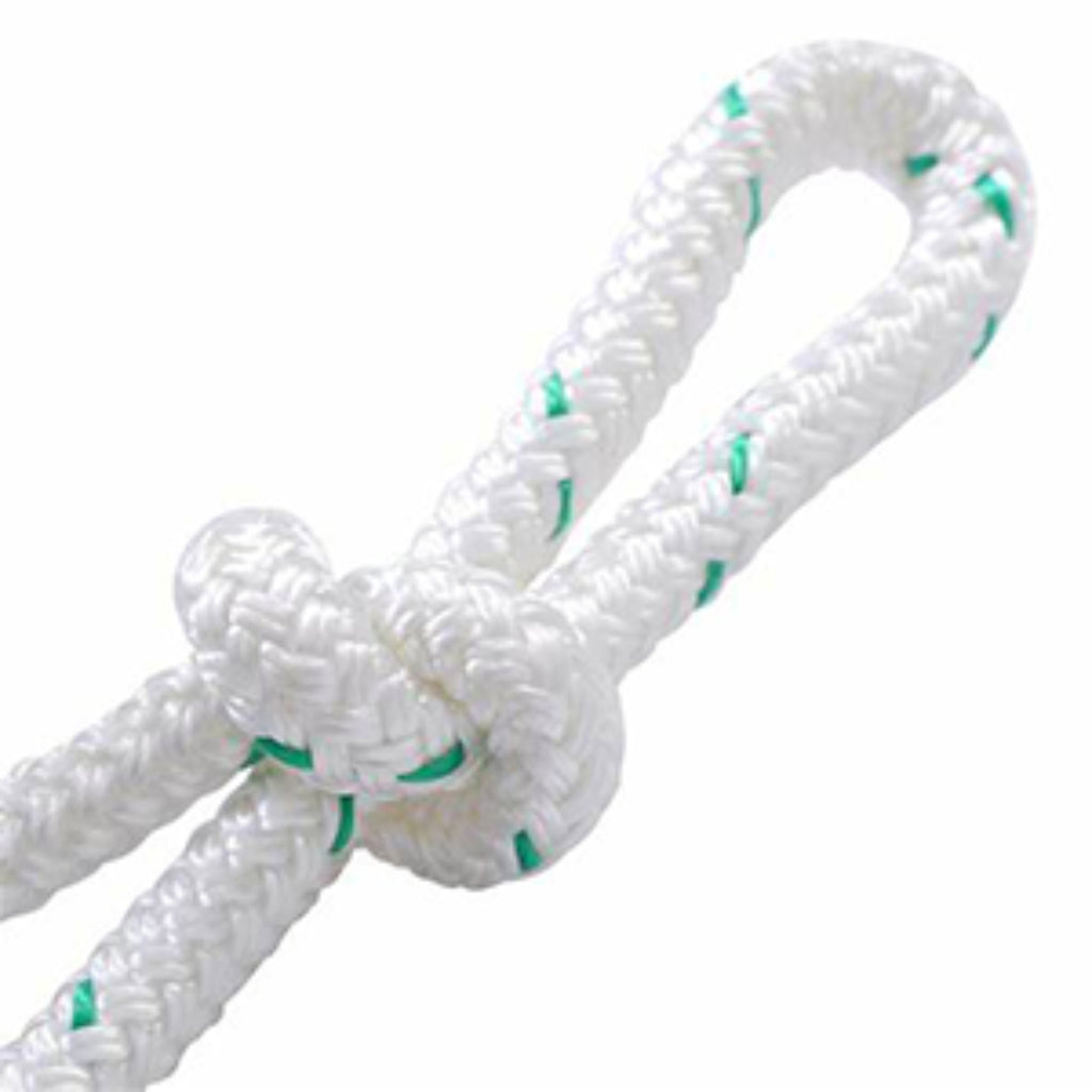 200ft white green polyester fiber rope 3 8 inch double