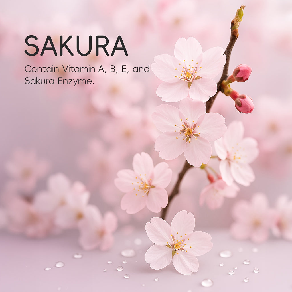 10pcs sakura skin care kit skin types day   gentle