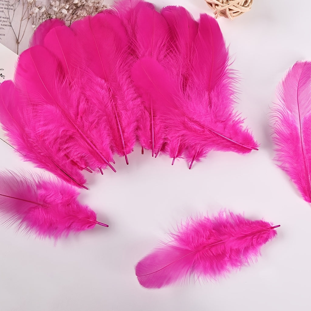 297pcs colorful artificial feathers suitable diy crafts
