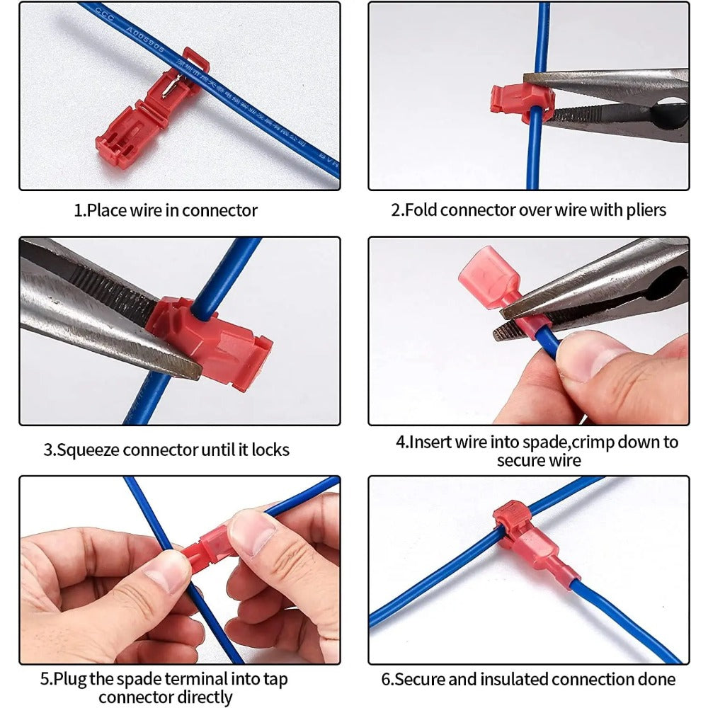 20 50 100pcs quick self stripping electrical