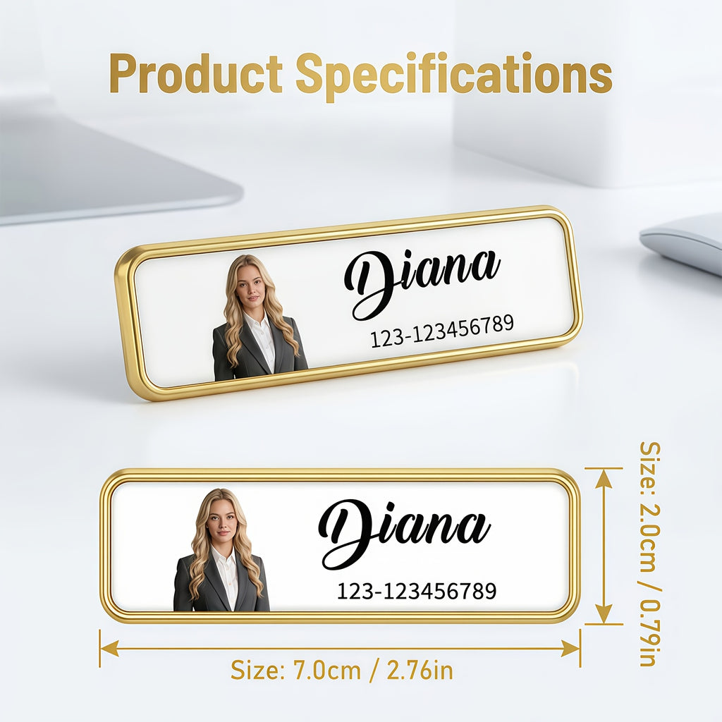 image customization personalized custom name tags badge