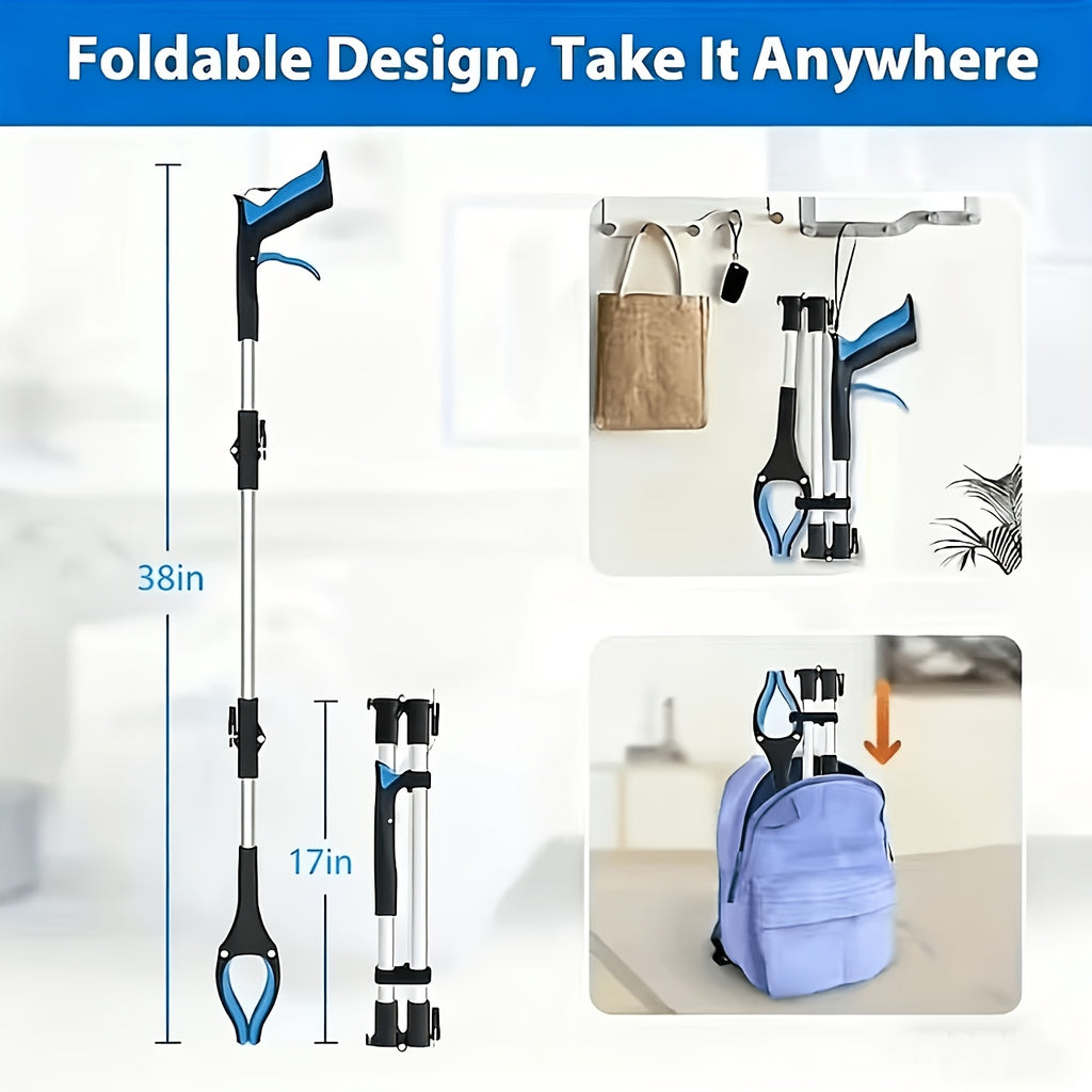 2 pack foldable magnetic retrieval tools extended grasping