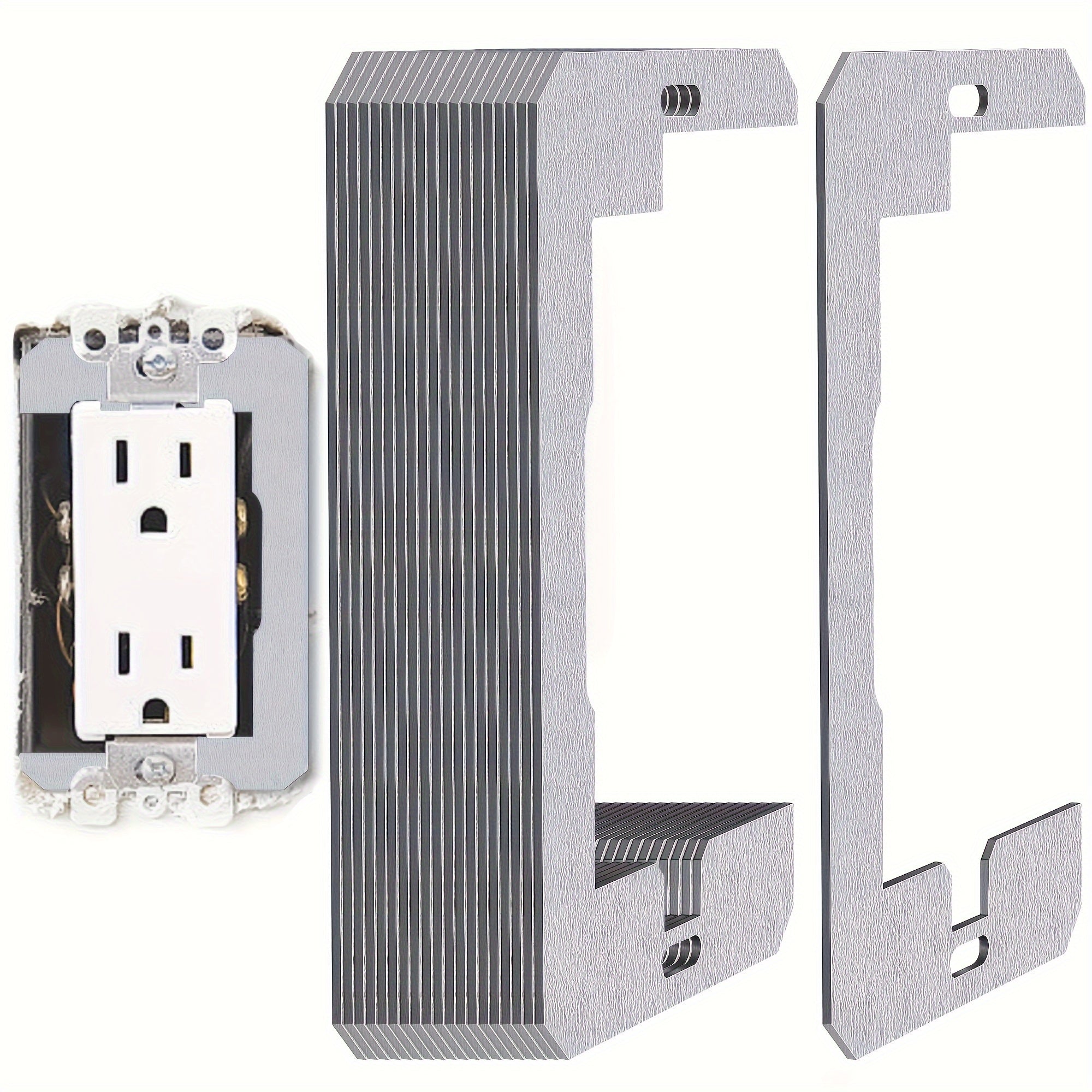 15pcs heavy duty metal wall plate spacers leveling shims