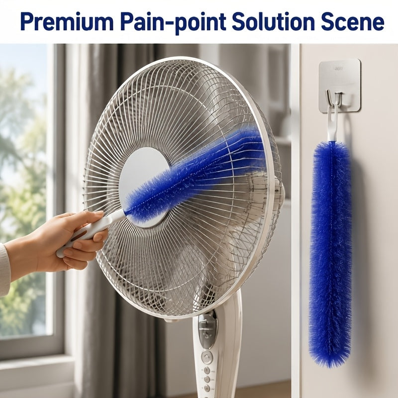 2pcs fan cleaning brush hook flexible fan dust removal brush