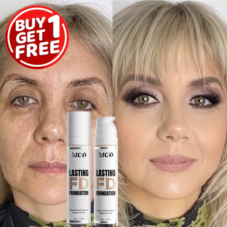 2pcs liquid foundation   coverage concealer