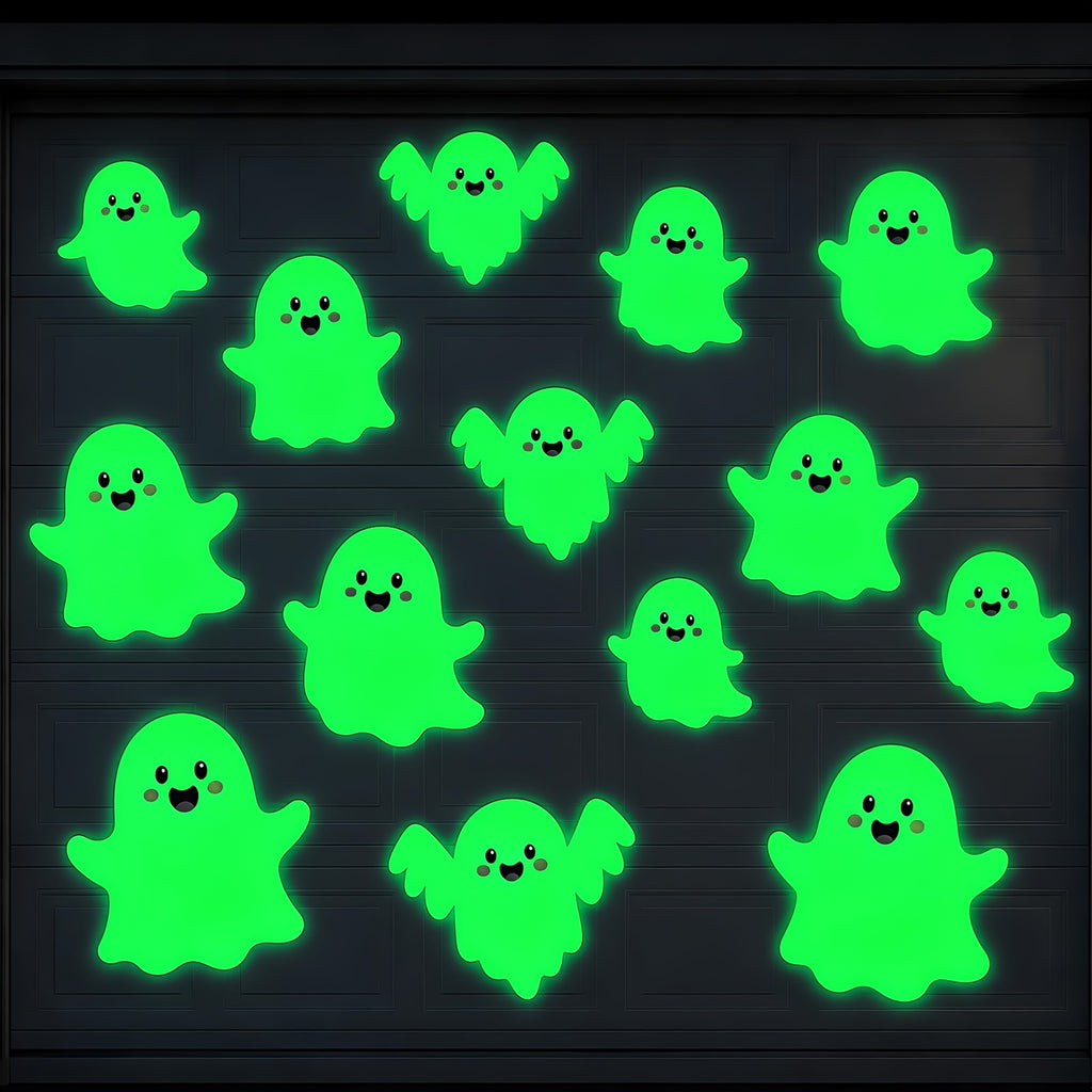 15  in dark garage door magnets luminous in